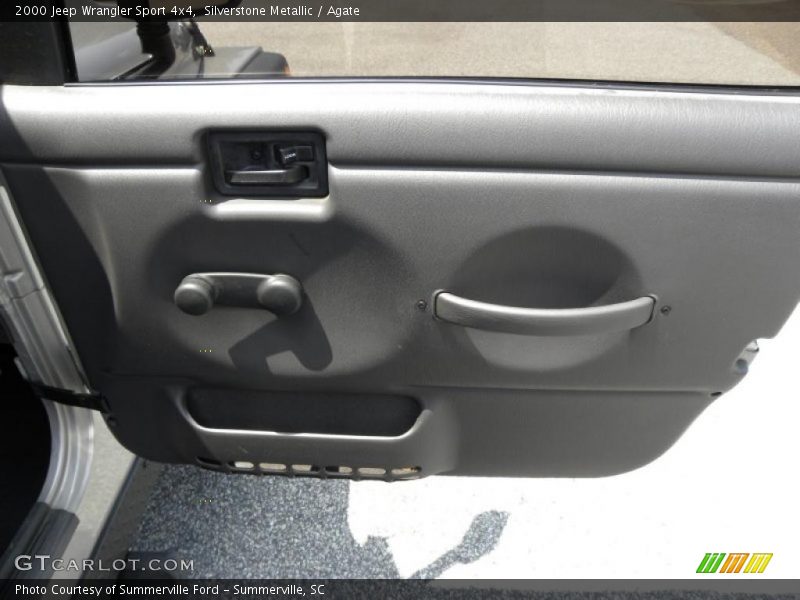 Silverstone Metallic / Agate 2000 Jeep Wrangler Sport 4x4