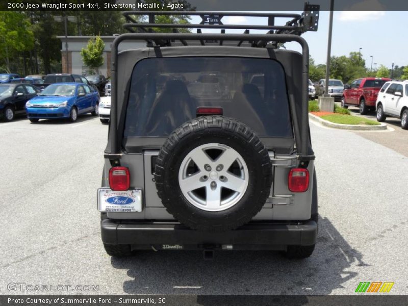Silverstone Metallic / Agate 2000 Jeep Wrangler Sport 4x4