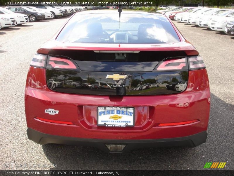 Crystal Red Metallic Tintcoat / Jet Black/Ceramic White 2011 Chevrolet Volt Hatchback