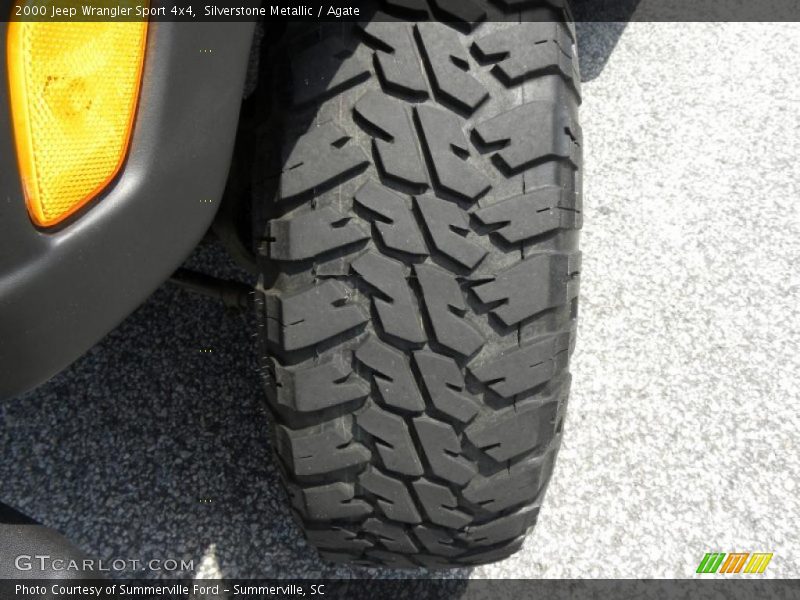 Silverstone Metallic / Agate 2000 Jeep Wrangler Sport 4x4