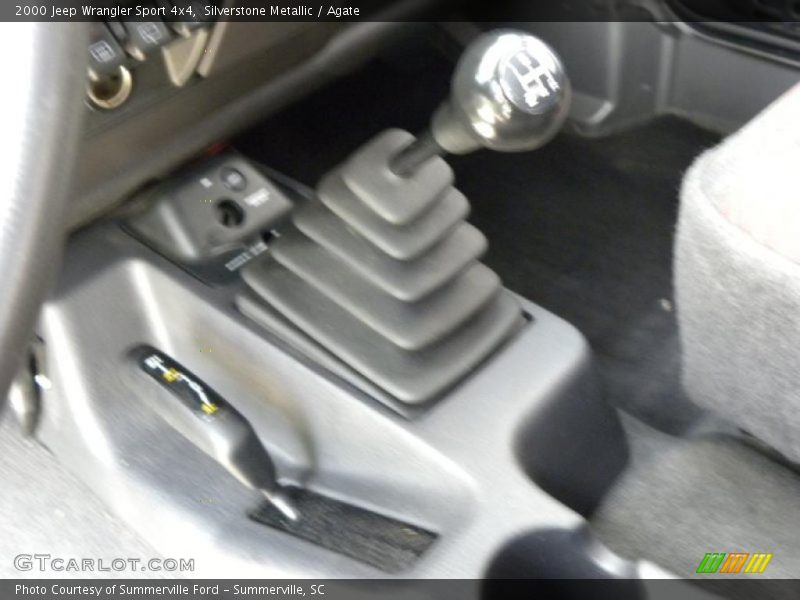 Silverstone Metallic / Agate 2000 Jeep Wrangler Sport 4x4
