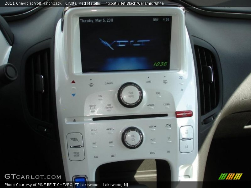 Controls of 2011 Volt Hatchback