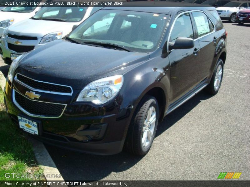 Black / Light Titanium/Jet Black 2011 Chevrolet Equinox LS AWD