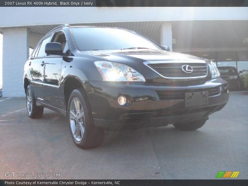 Black Onyx / Ivory 2007 Lexus RX 400h Hybrid