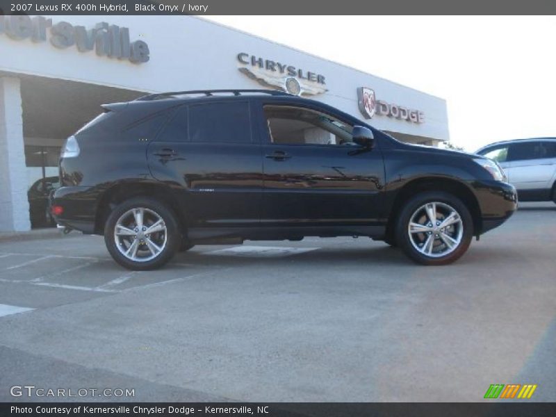 Black Onyx / Ivory 2007 Lexus RX 400h Hybrid