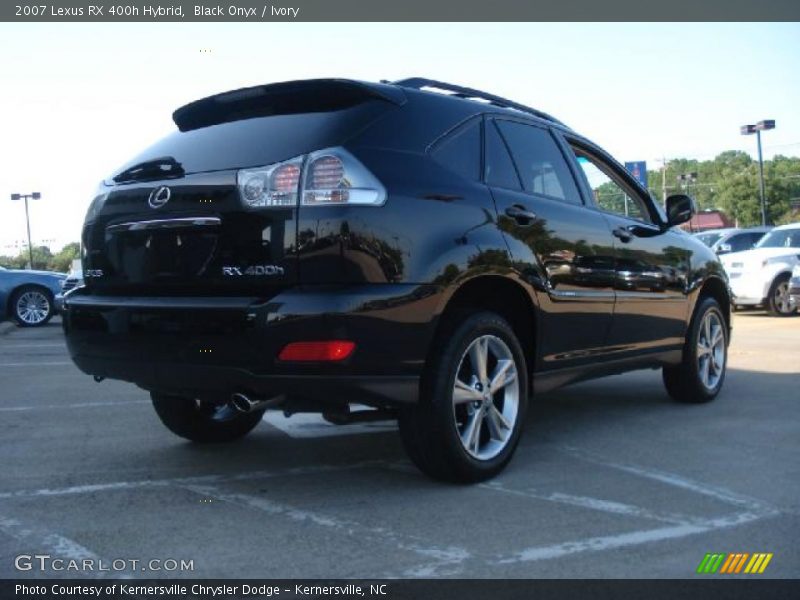 Black Onyx / Ivory 2007 Lexus RX 400h Hybrid