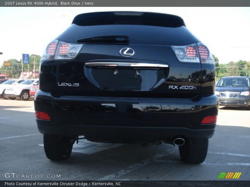 Black Onyx / Ivory 2007 Lexus RX 400h Hybrid