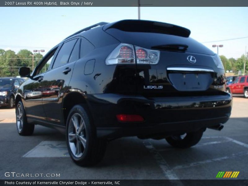 Black Onyx / Ivory 2007 Lexus RX 400h Hybrid