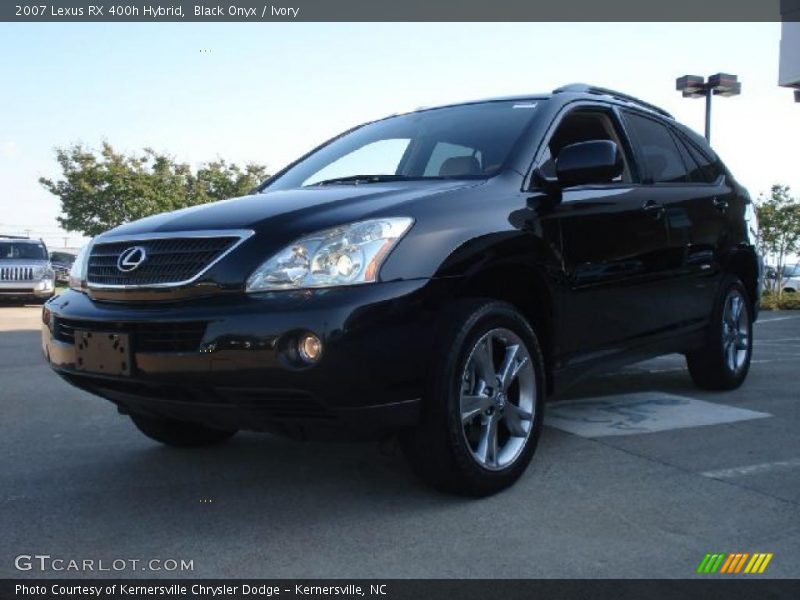 Black Onyx / Ivory 2007 Lexus RX 400h Hybrid
