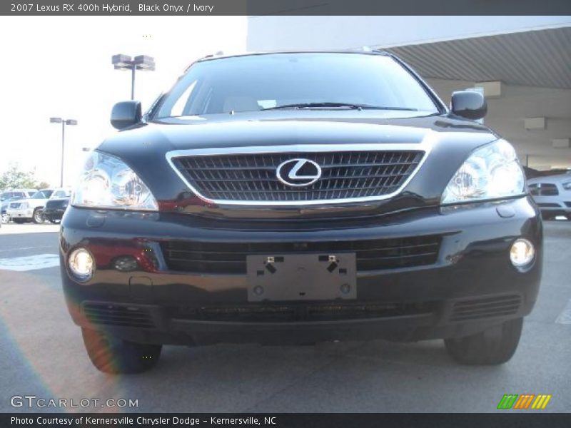 Black Onyx / Ivory 2007 Lexus RX 400h Hybrid