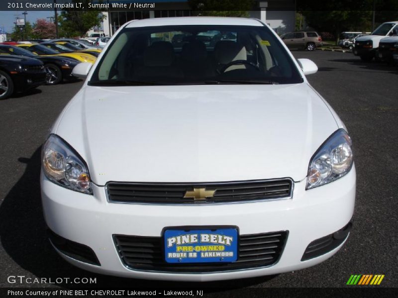 Summit White / Neutral 2011 Chevrolet Impala LT