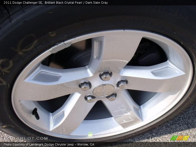 Brilliant Black Crystal Pearl / Dark Slate Gray 2011 Dodge Challenger SE