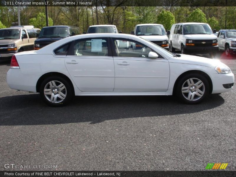 Summit White / Neutral 2011 Chevrolet Impala LT