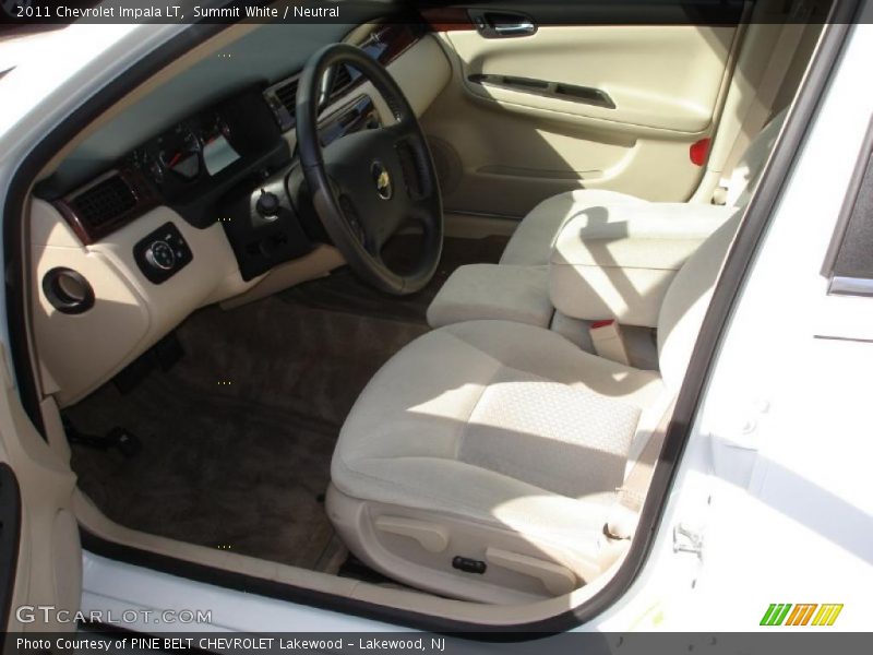Summit White / Neutral 2011 Chevrolet Impala LT