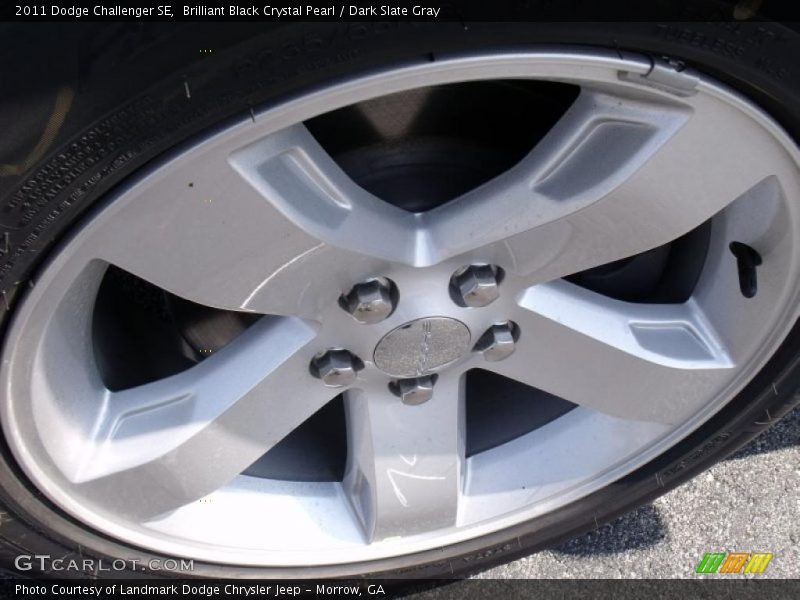 Brilliant Black Crystal Pearl / Dark Slate Gray 2011 Dodge Challenger SE