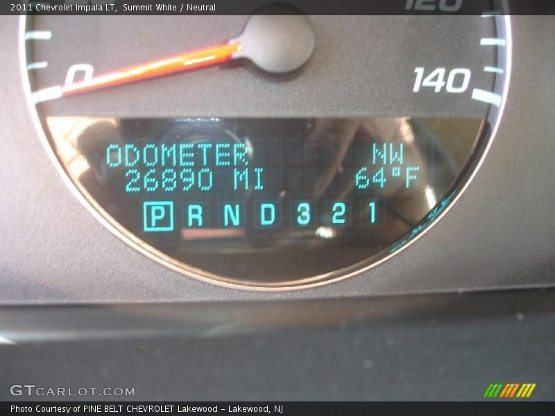 Summit White / Neutral 2011 Chevrolet Impala LT