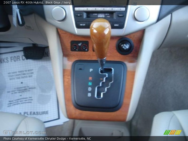 Black Onyx / Ivory 2007 Lexus RX 400h Hybrid