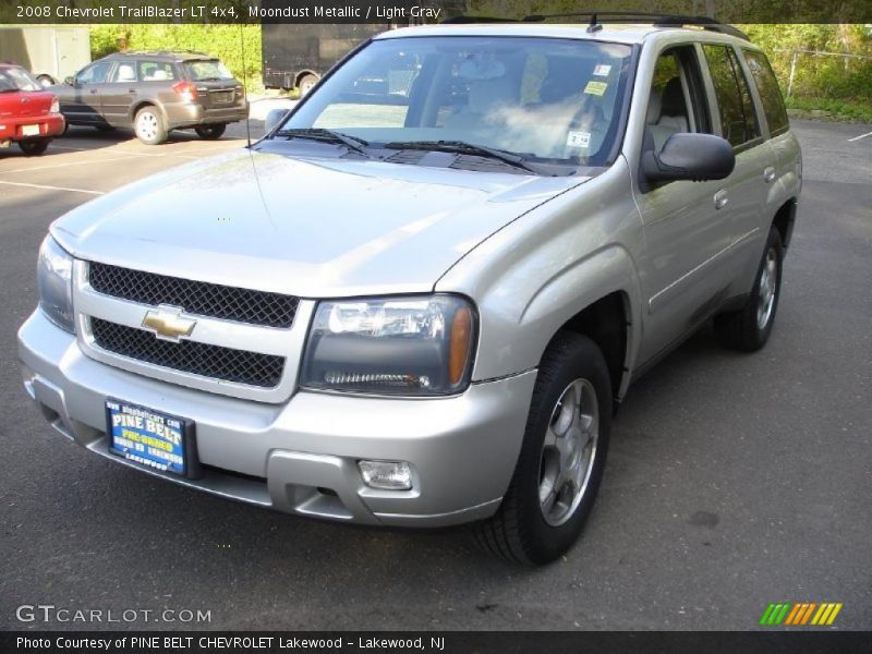 Moondust Metallic / Light Gray 2008 Chevrolet TrailBlazer LT 4x4