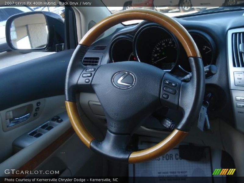 Black Onyx / Ivory 2007 Lexus RX 400h Hybrid