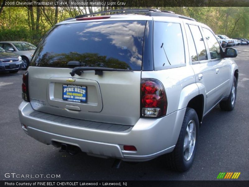 Moondust Metallic / Light Gray 2008 Chevrolet TrailBlazer LT 4x4