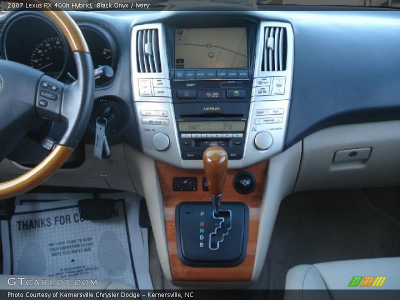 Black Onyx / Ivory 2007 Lexus RX 400h Hybrid