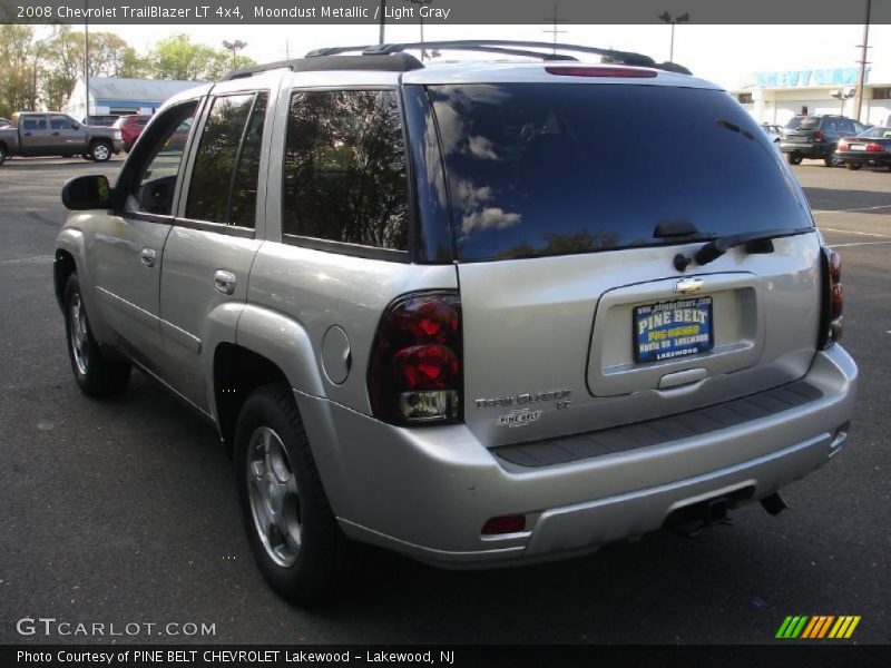Moondust Metallic / Light Gray 2008 Chevrolet TrailBlazer LT 4x4