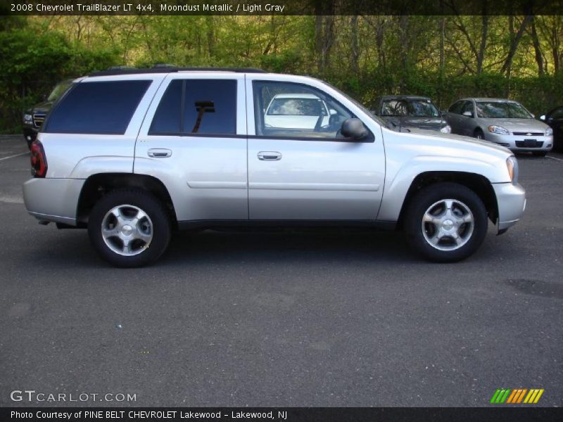 Moondust Metallic / Light Gray 2008 Chevrolet TrailBlazer LT 4x4
