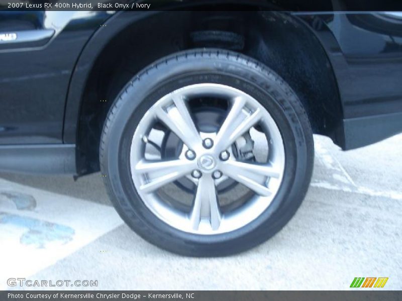 Black Onyx / Ivory 2007 Lexus RX 400h Hybrid