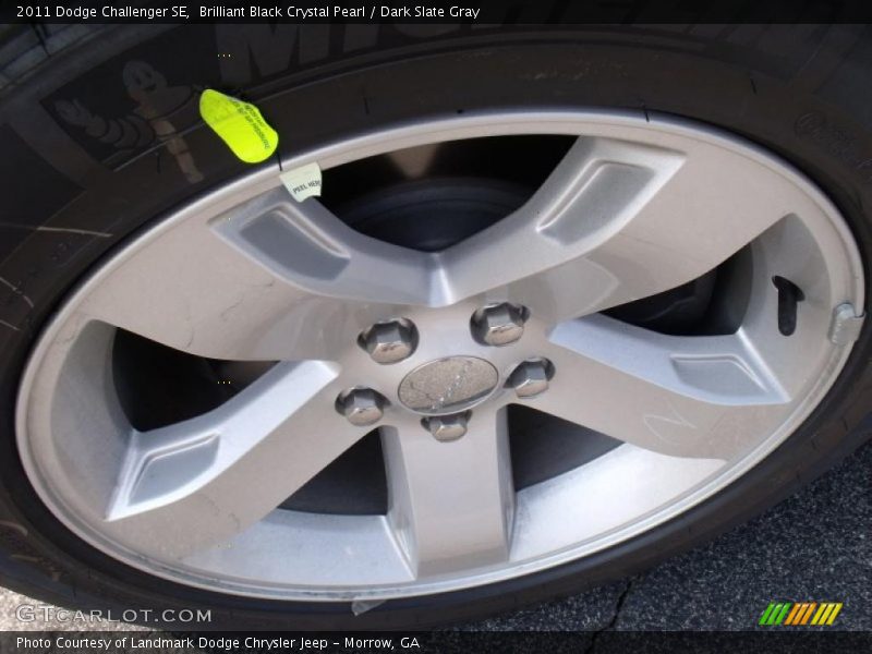 Brilliant Black Crystal Pearl / Dark Slate Gray 2011 Dodge Challenger SE