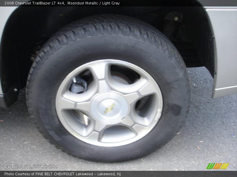 Moondust Metallic / Light Gray 2008 Chevrolet TrailBlazer LT 4x4
