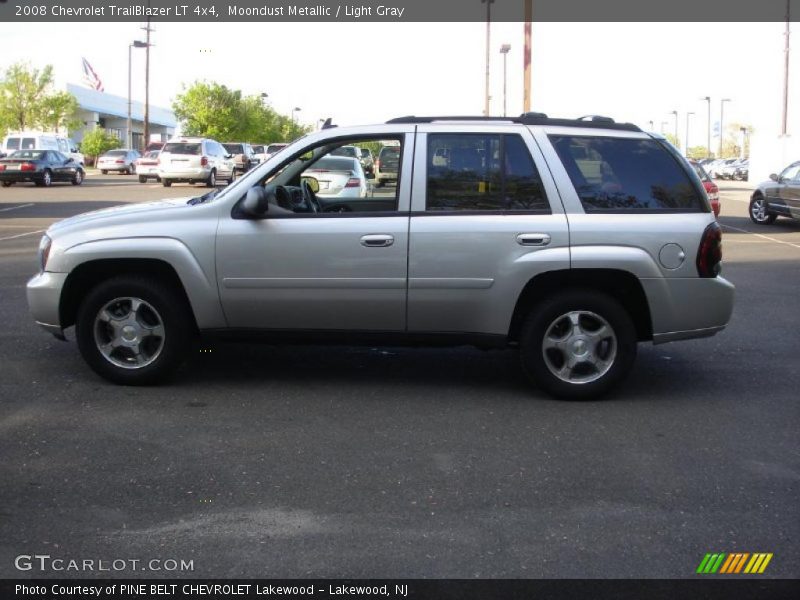 Moondust Metallic / Light Gray 2008 Chevrolet TrailBlazer LT 4x4