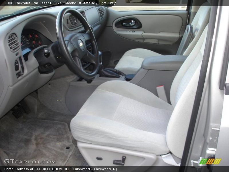 Moondust Metallic / Light Gray 2008 Chevrolet TrailBlazer LT 4x4