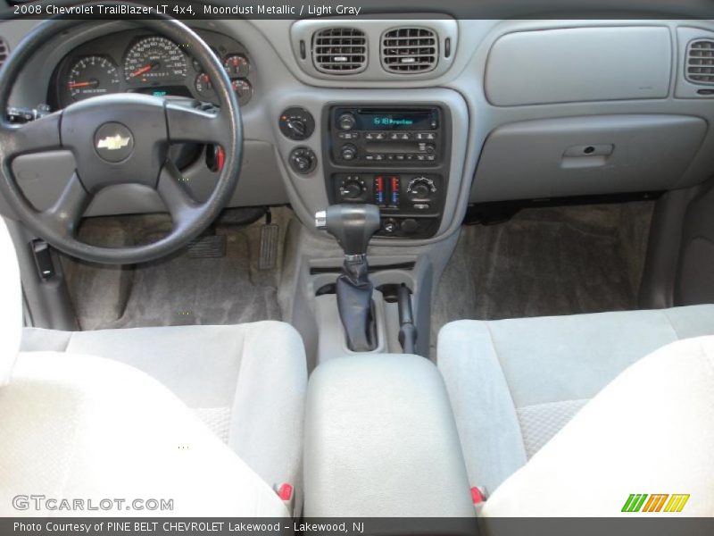 Moondust Metallic / Light Gray 2008 Chevrolet TrailBlazer LT 4x4