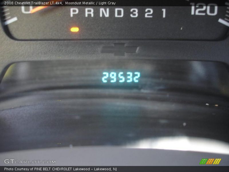 Moondust Metallic / Light Gray 2008 Chevrolet TrailBlazer LT 4x4