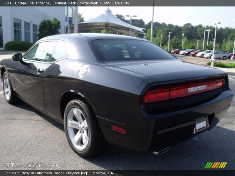 Brilliant Black Crystal Pearl / Dark Slate Gray 2011 Dodge Challenger SE