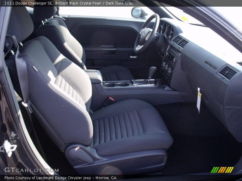 Brilliant Black Crystal Pearl / Dark Slate Gray 2011 Dodge Challenger SE