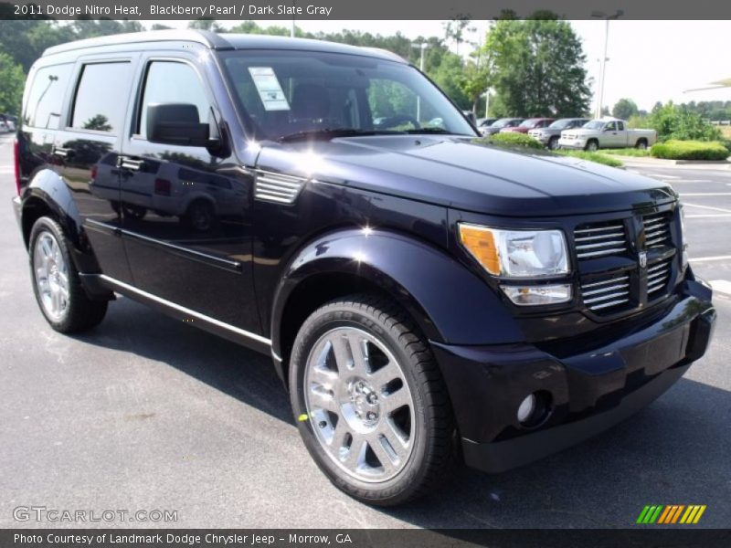 Blackberry Pearl / Dark Slate Gray 2011 Dodge Nitro Heat