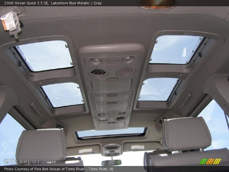 Lakeshore Blue Metallic / Gray 2008 Nissan Quest 3.5 SE