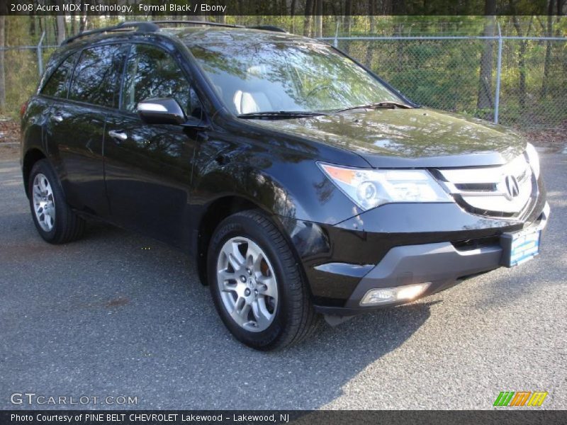 Formal Black / Ebony 2008 Acura MDX Technology