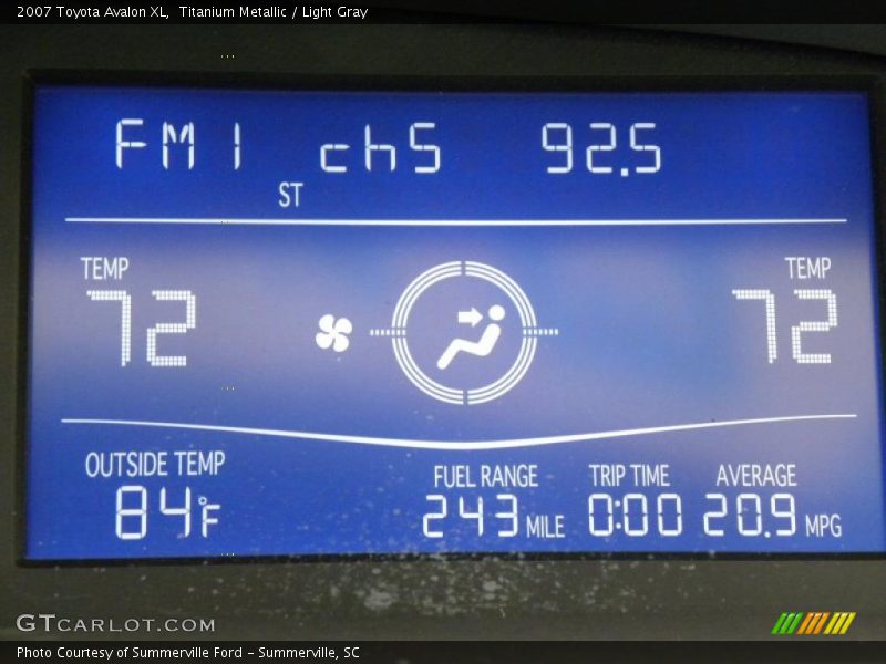 Titanium Metallic / Light Gray 2007 Toyota Avalon XL