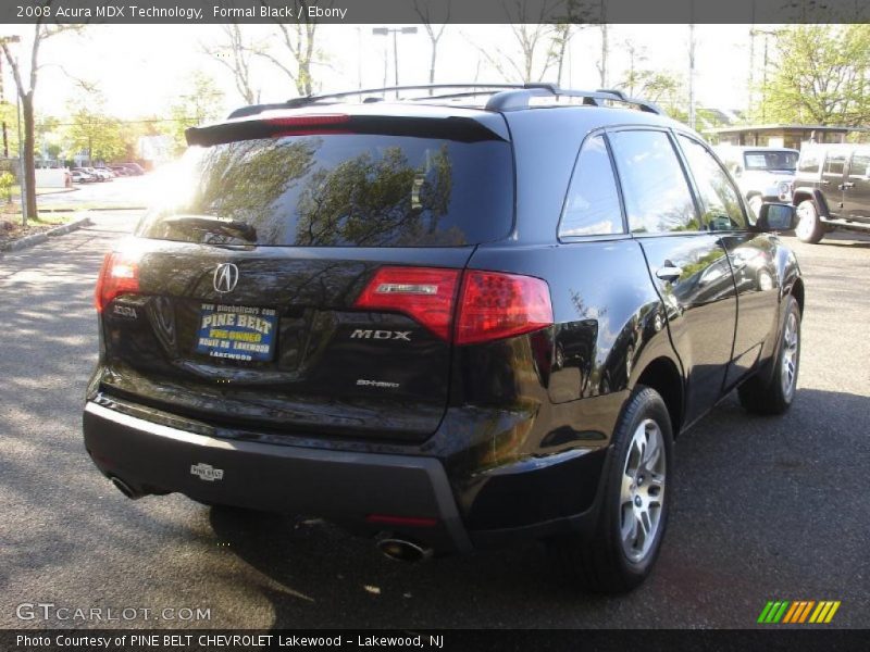 Formal Black / Ebony 2008 Acura MDX Technology