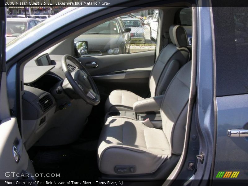 Lakeshore Blue Metallic / Gray 2008 Nissan Quest 3.5 SE