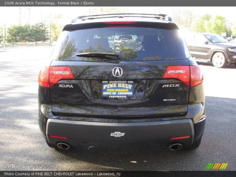 Formal Black / Ebony 2008 Acura MDX Technology