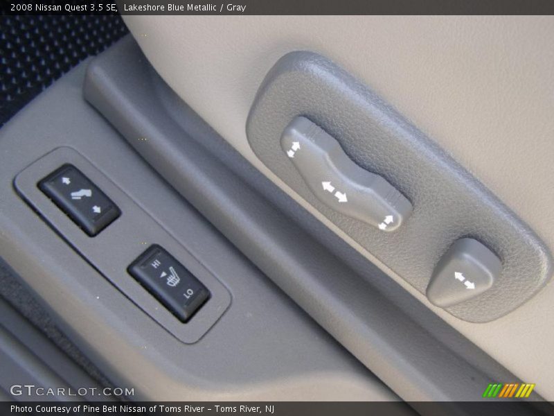 Lakeshore Blue Metallic / Gray 2008 Nissan Quest 3.5 SE