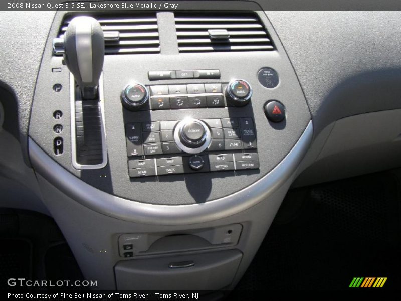 Lakeshore Blue Metallic / Gray 2008 Nissan Quest 3.5 SE
