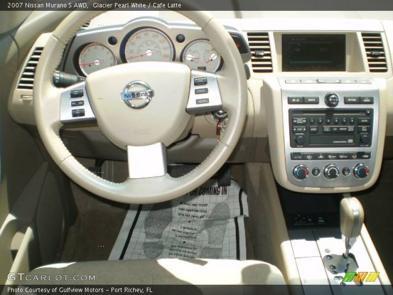 Glacier Pearl White / Cafe Latte 2007 Nissan Murano S AWD
