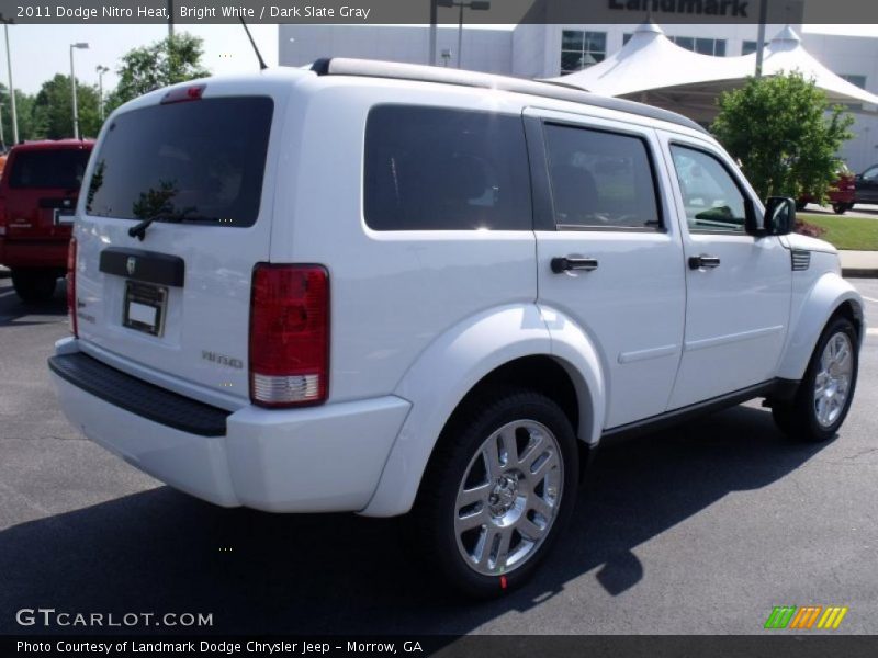 Bright White / Dark Slate Gray 2011 Dodge Nitro Heat