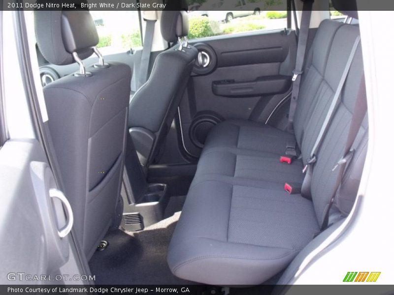 Bright White / Dark Slate Gray 2011 Dodge Nitro Heat