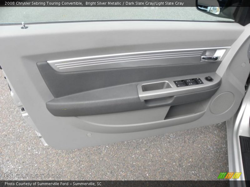 Bright Silver Metallic / Dark Slate Gray/Light Slate Gray 2008 Chrysler Sebring Touring Convertible