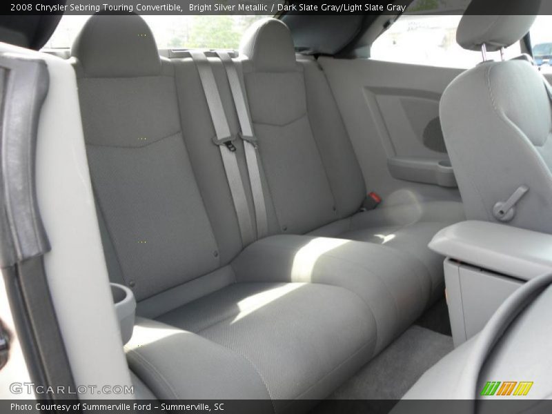  2008 Sebring Touring Convertible Dark Slate Gray/Light Slate Gray Interior
